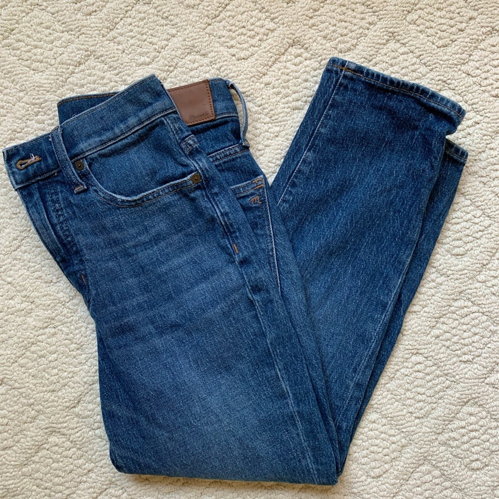 Madewell Straight Leg High Waisted Denim Jeans 25P